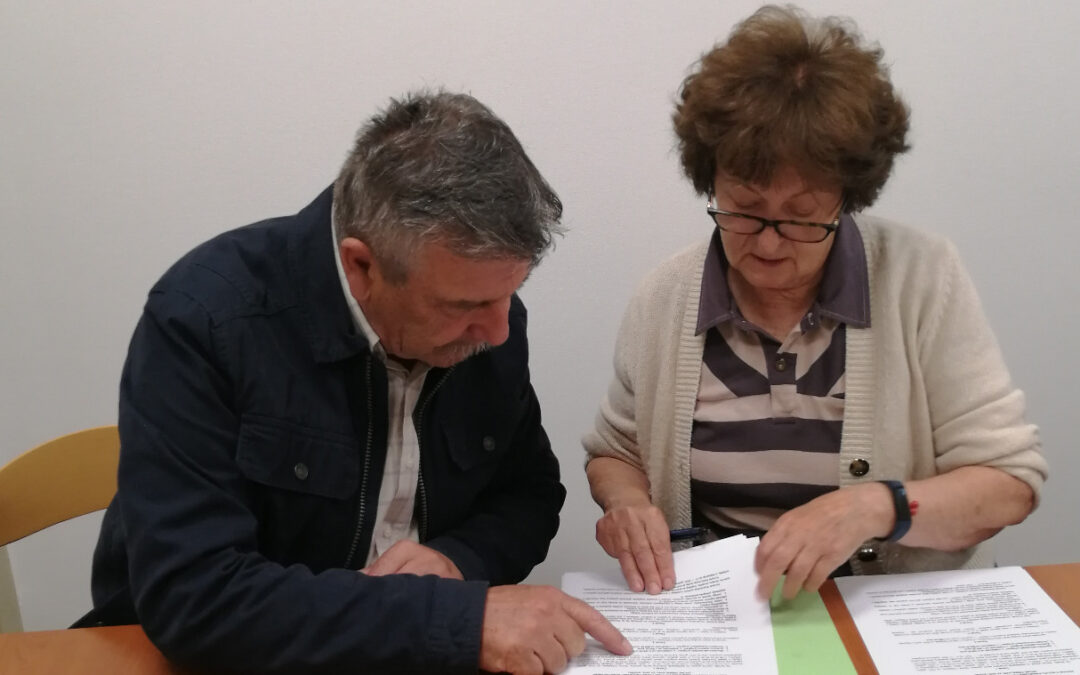 MUMŽ Podružnica umirovljenika Pribislavec potpis financijska sredstva