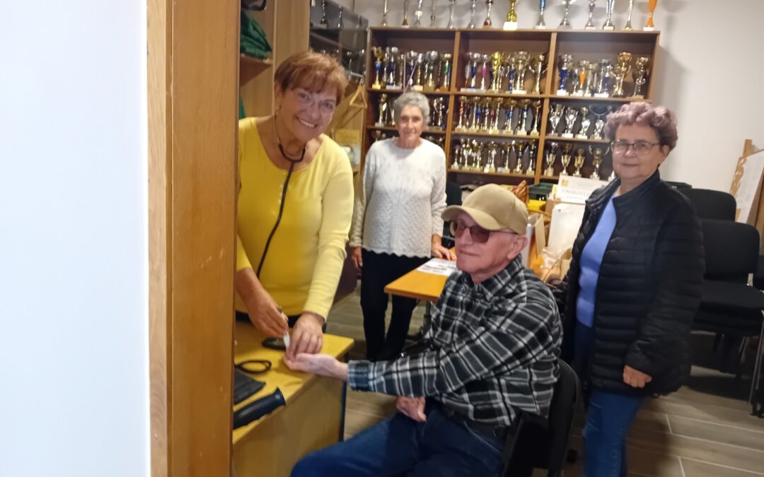 Tokom studenog nastavljamo mjerenjem krvnog pritiska i šećera u Podružnici umirovljenika Nedelišće